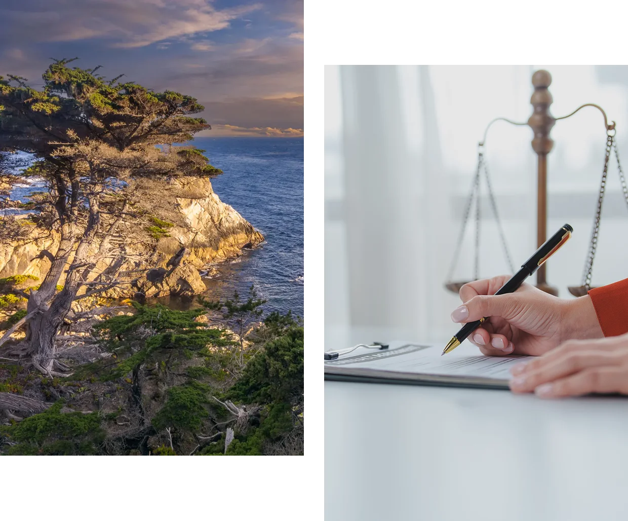 Person signing a document